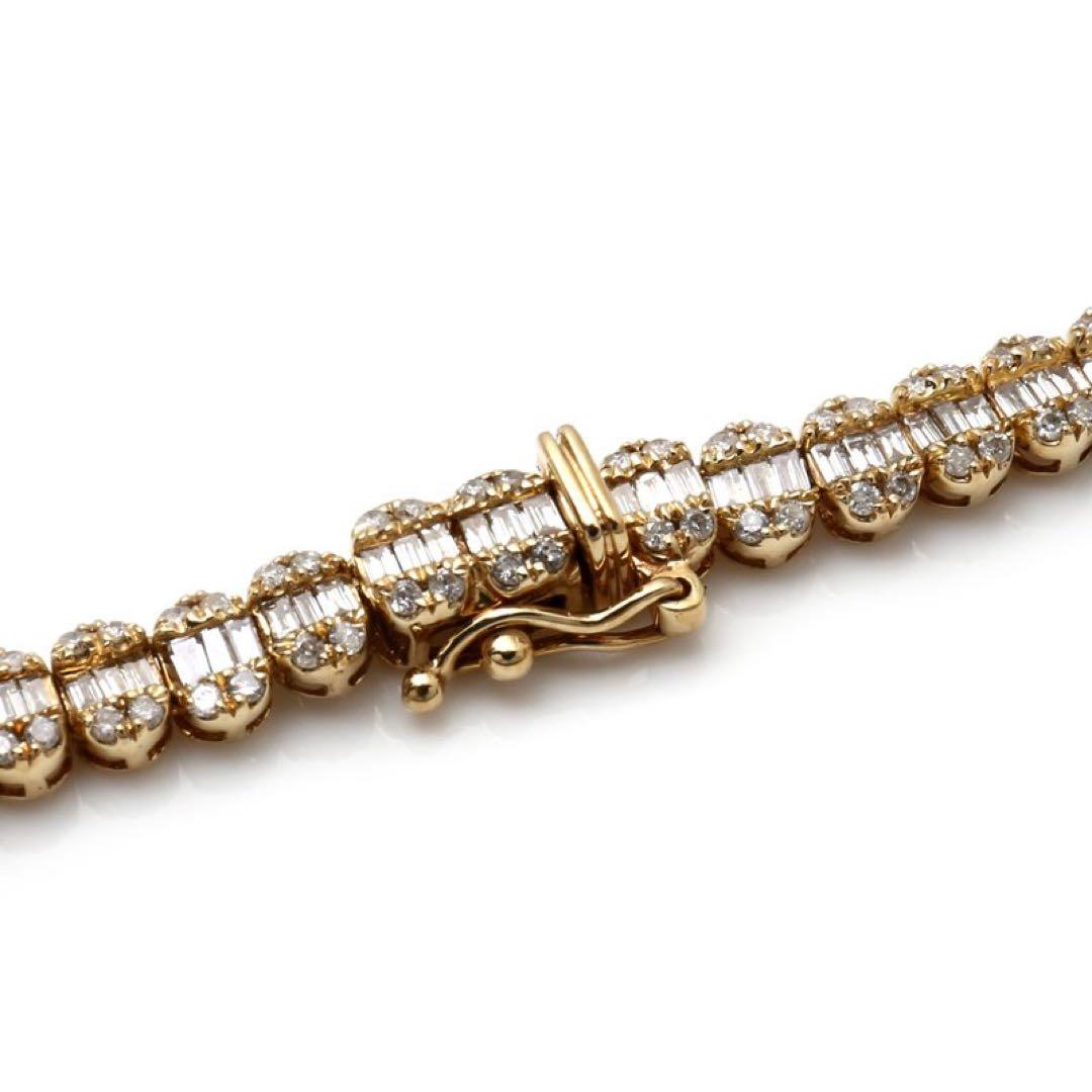 【LEX着用タイプ】 AVALANCHE バケットダイヤ テニスネックレス