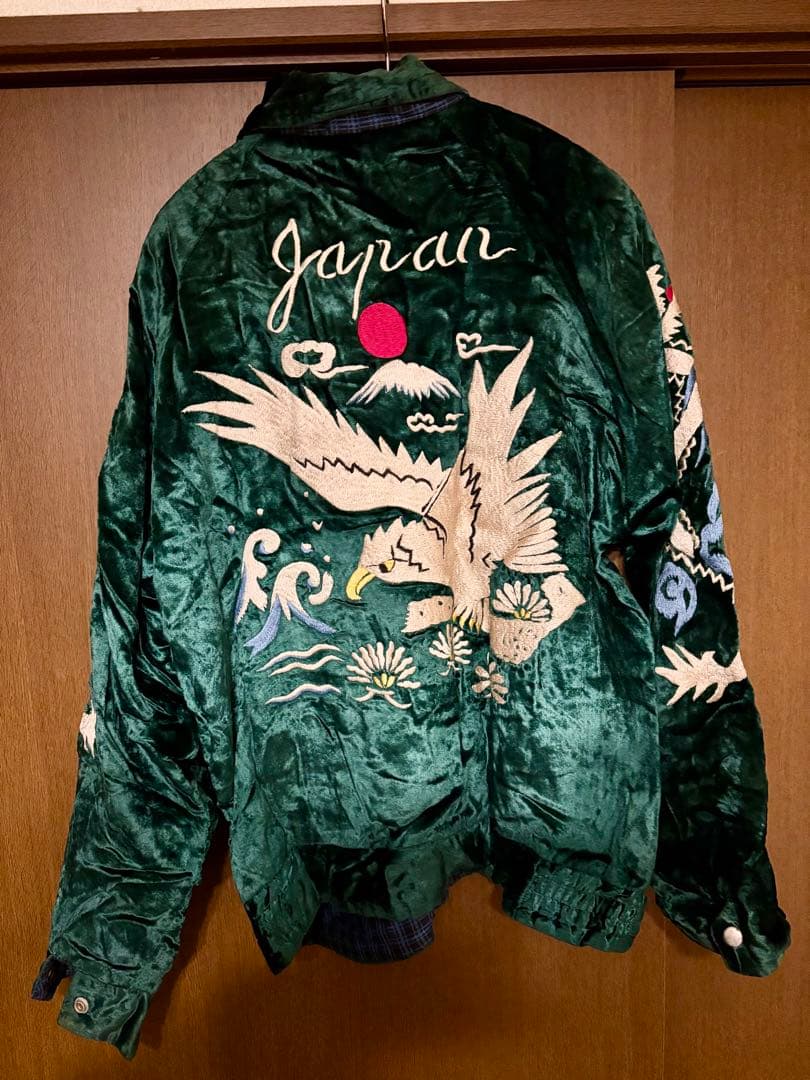 ❗️値下げ！ハリウッドランチマーケット スカジャン ベルベット