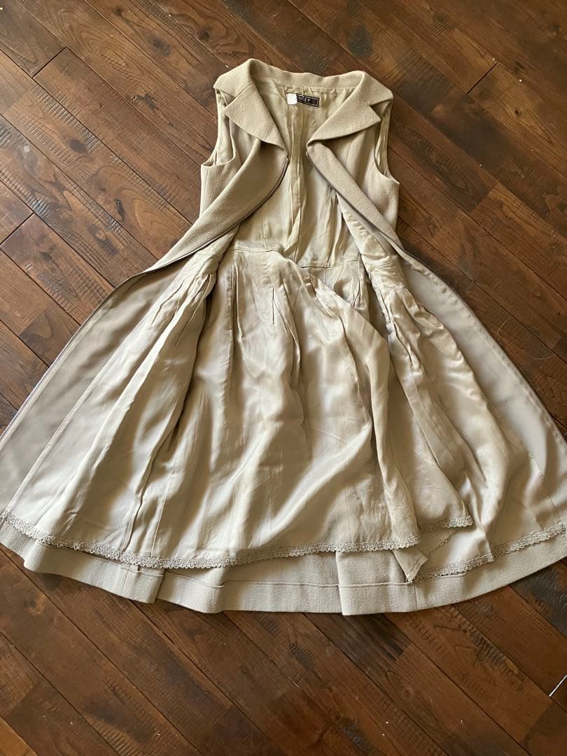 FOXEY フォクシーダブルジップワンピース　40