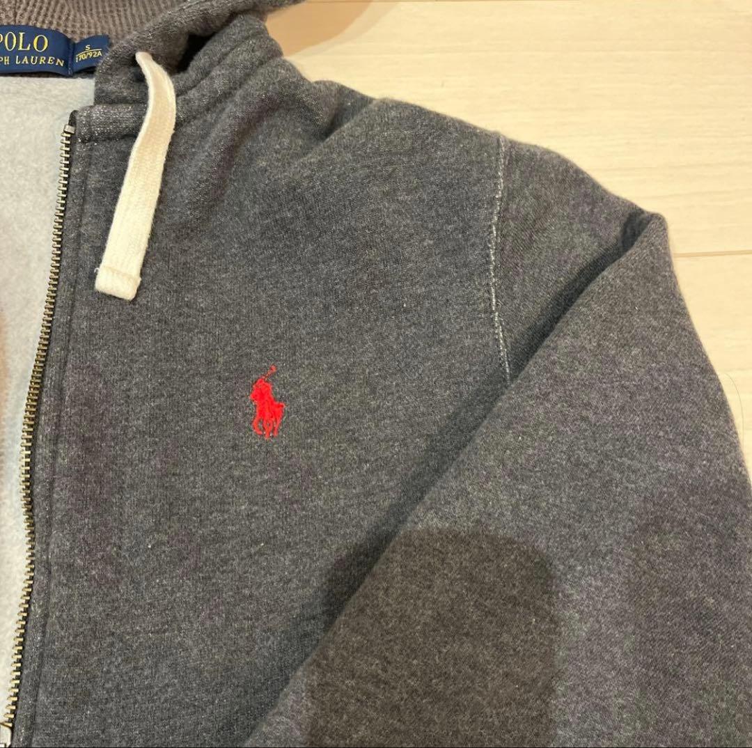 PoloRalphLaurenグレー ジップアップパーカーメンズラルフローレン