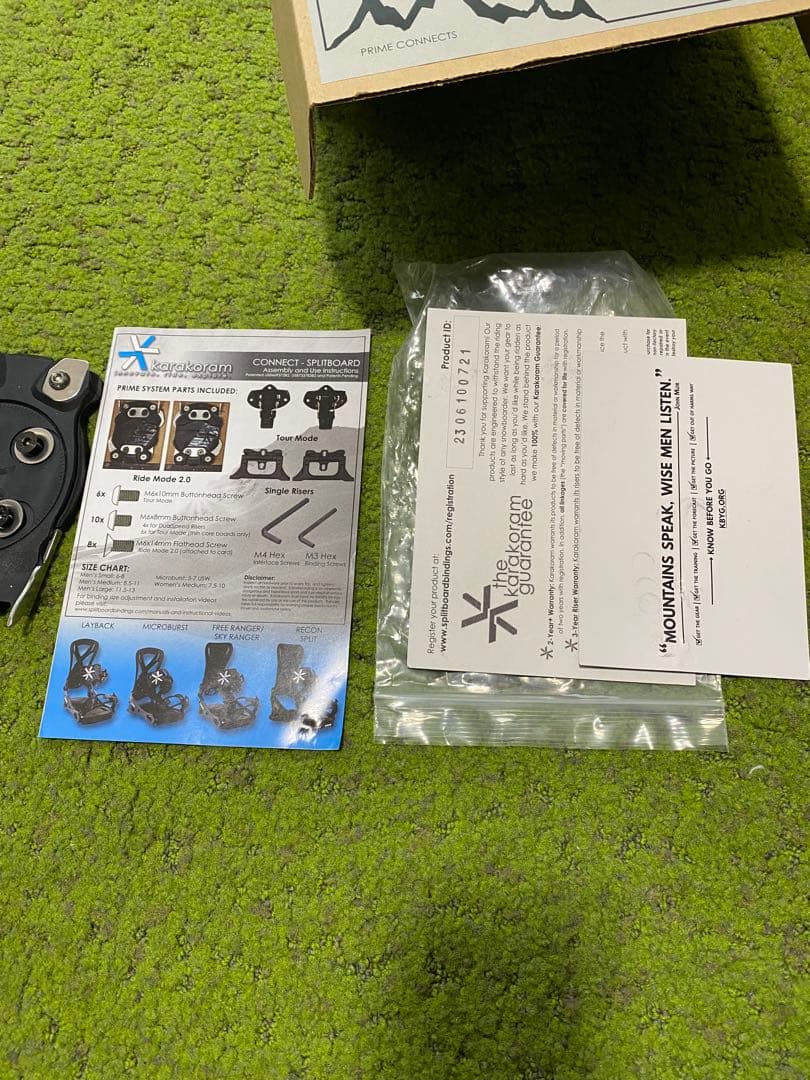 カラコラム レイバック　ビンディング サイズM