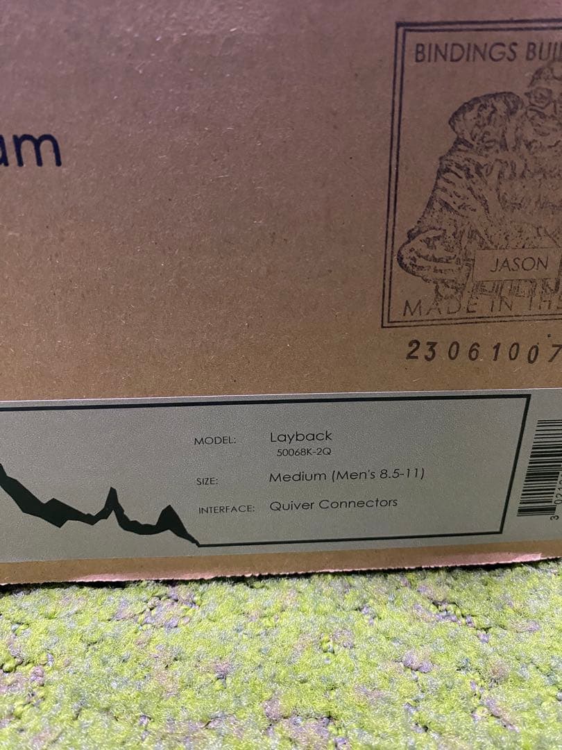 カラコラム レイバック　ビンディング サイズM