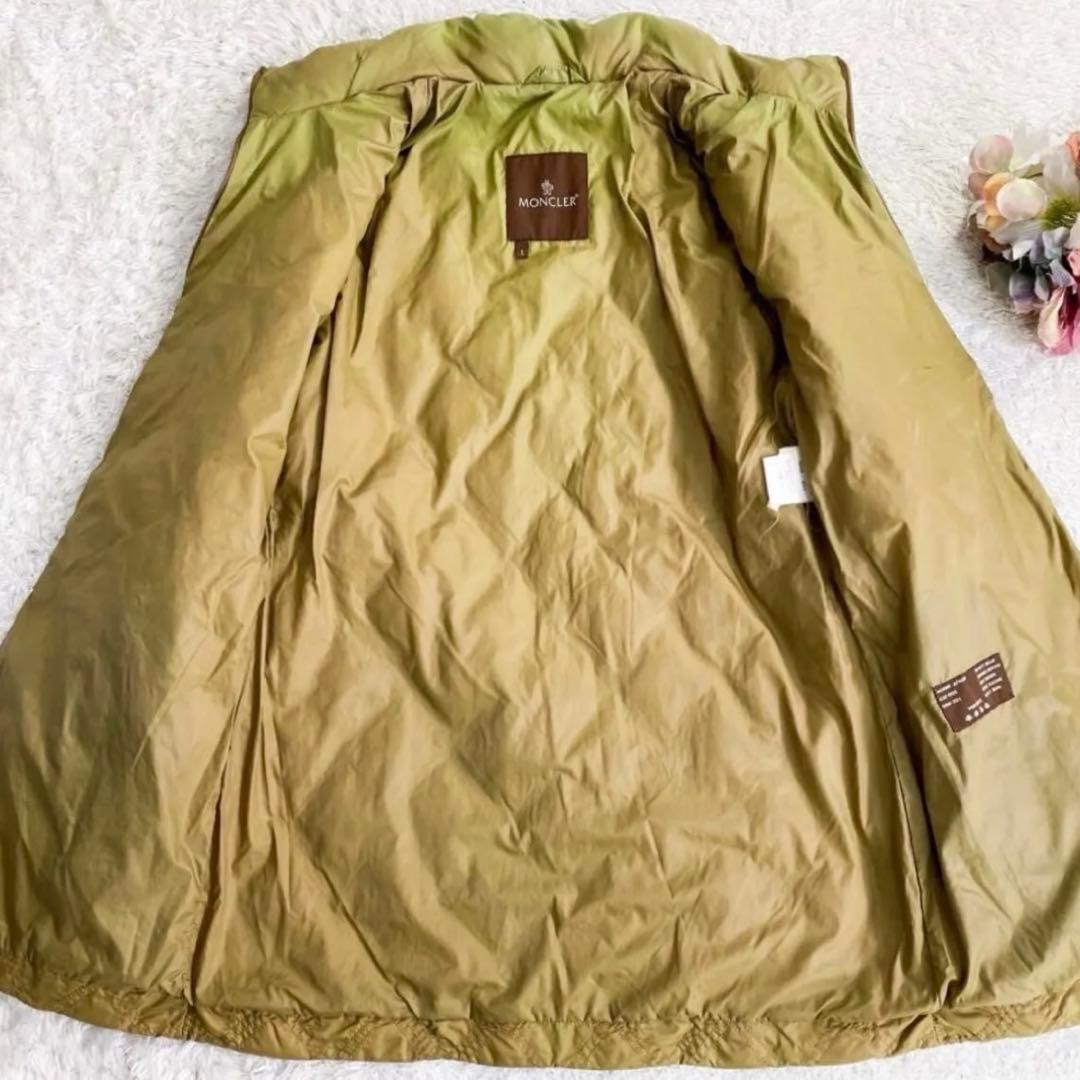 【正規品】モンクレール MONCLER ダウンジャケット キルティング カーキ1