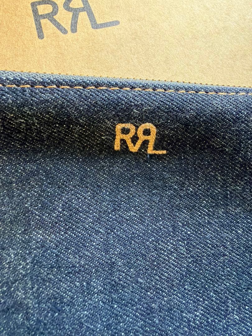 RRL デニム長財布 ジッパータイプ