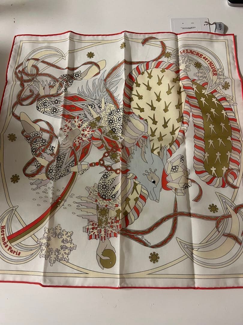 新品エルメス　ハンカチ