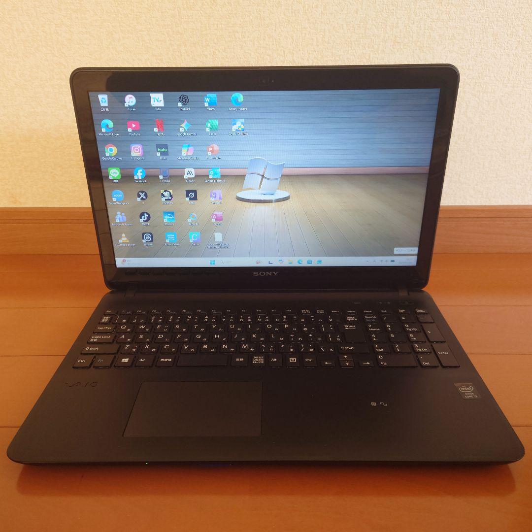 設定済✨️SONY VAIOノートパソコン✨️Win11/i3/SSD/オフィス