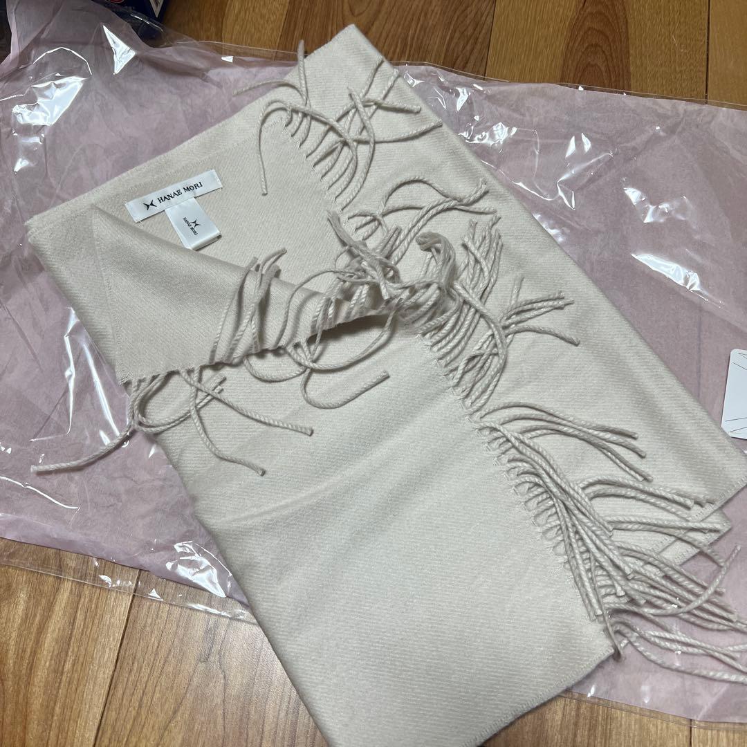 ハナエモリ　カシミヤ　シルク　ストール