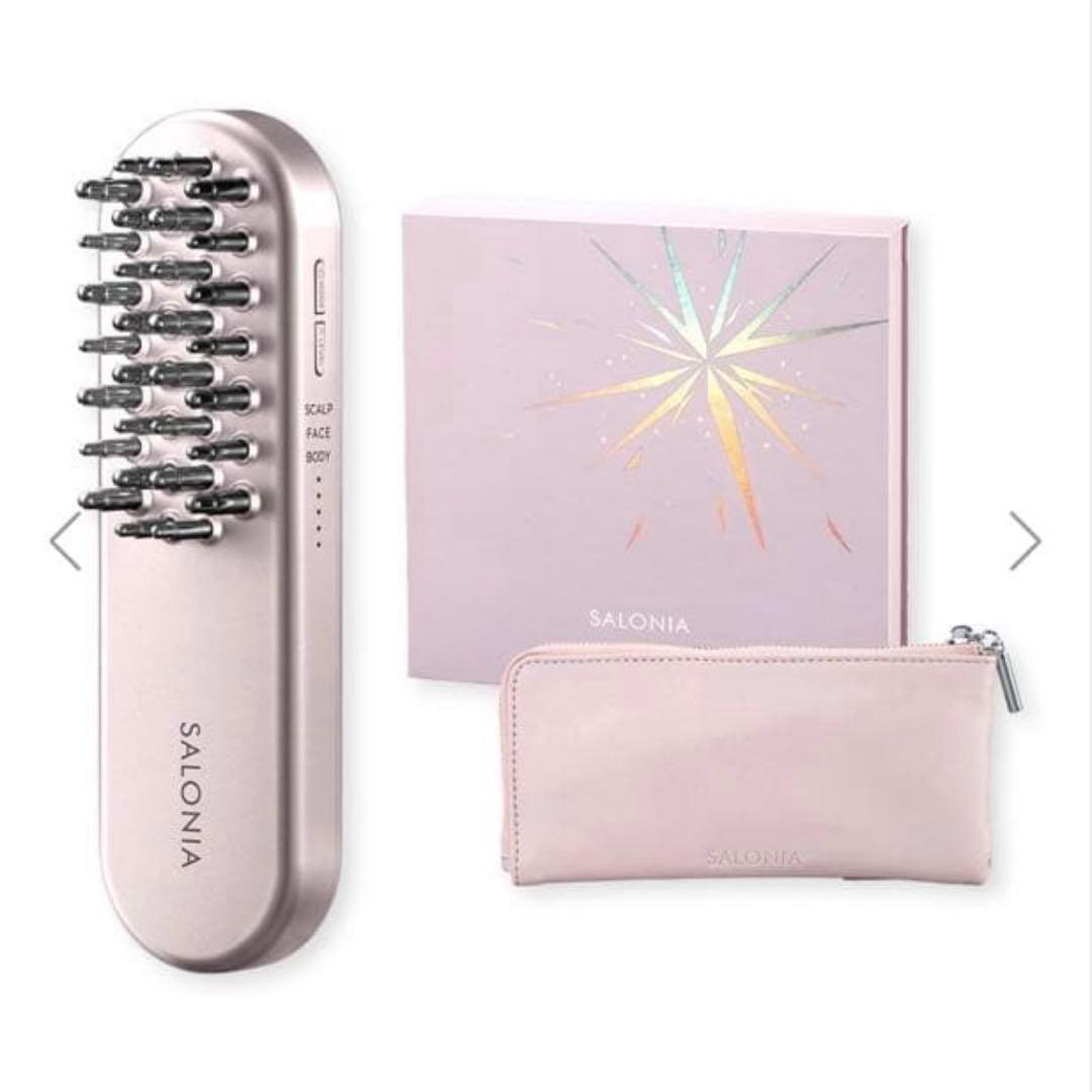 SALONIA EMSリフトブラシ ピンク 【限定色】ギフトBOX