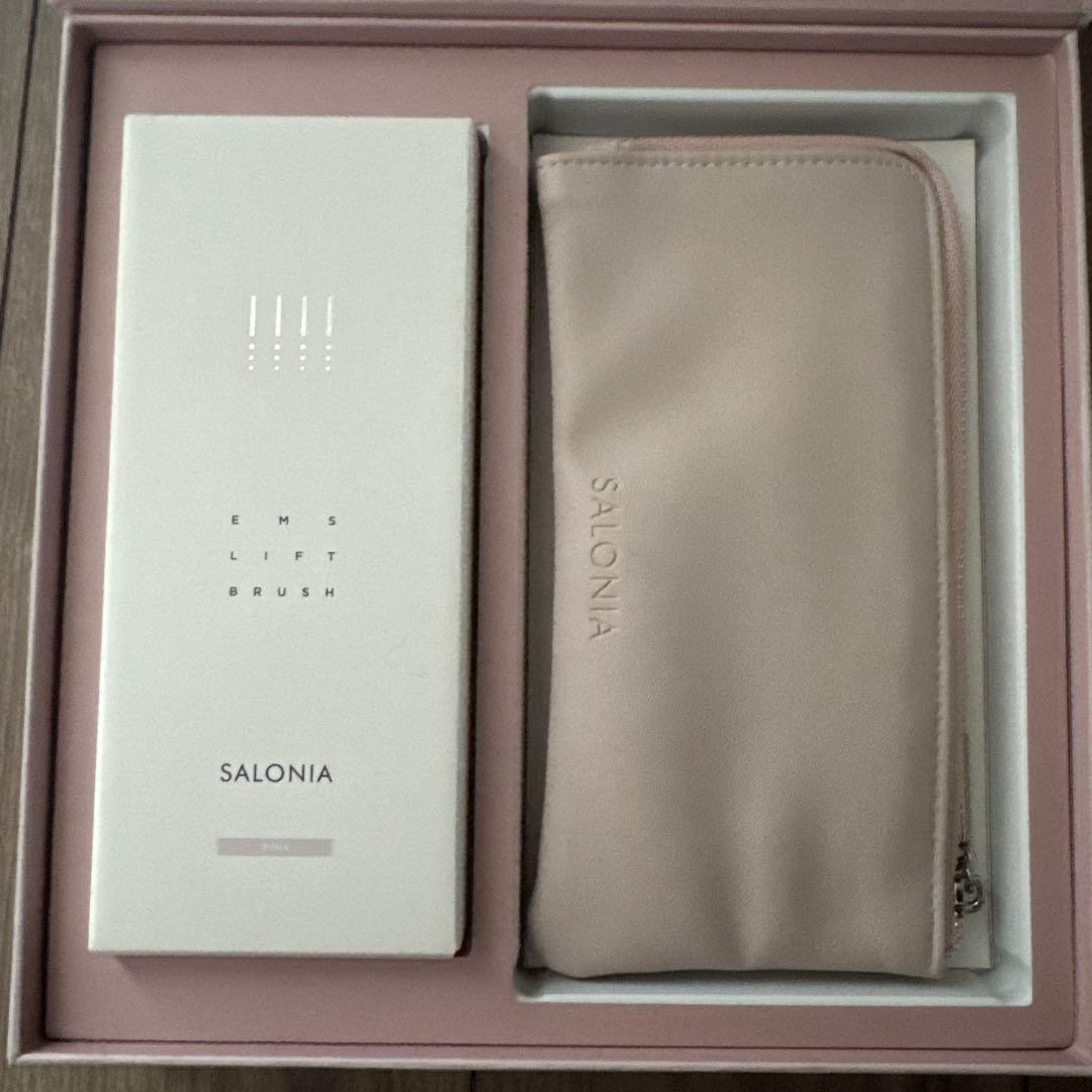 SALONIA EMSリフトブラシ ピンク 【限定色】ギフトBOX