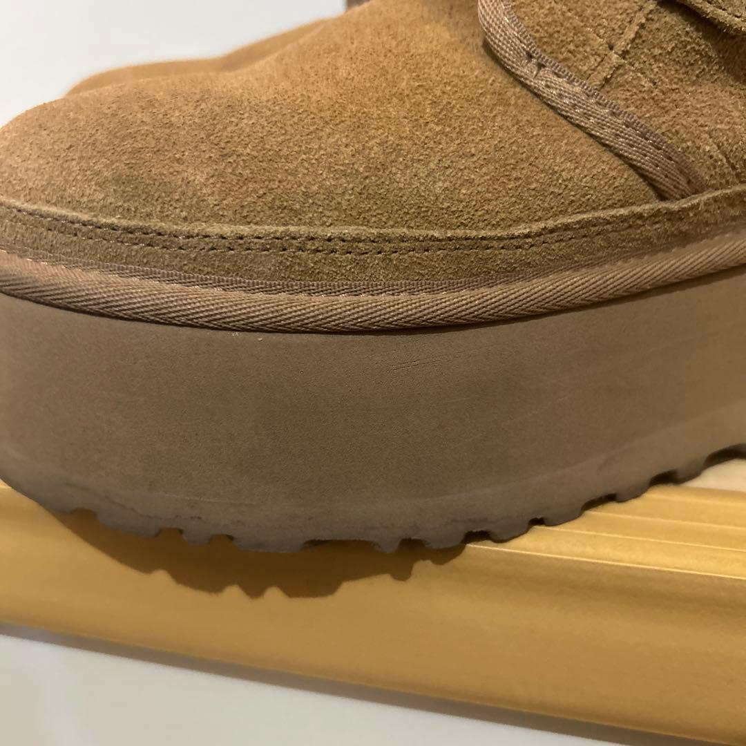 み*ゆ様 UGG 厚底 ムートンブーツ 23cm ベルクロ ボア