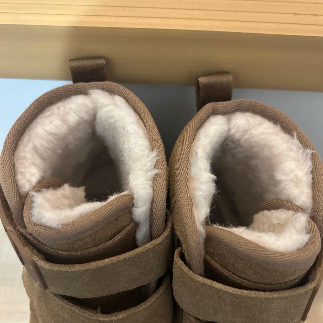 み*ゆ様 UGG 厚底 ムートンブーツ 23cm ベルクロ ボア