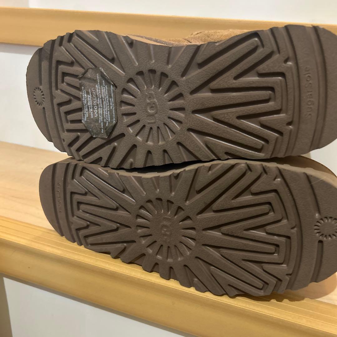 み*ゆ様 UGG 厚底 ムートンブーツ 23cm ベルクロ ボア