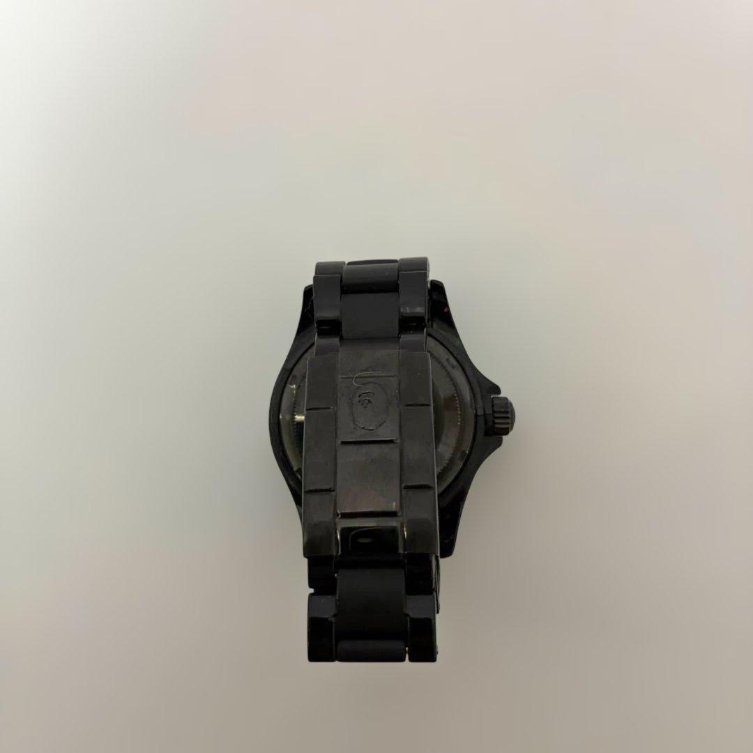 A BATHING APE ブラック 腕時計 ストリート STREET