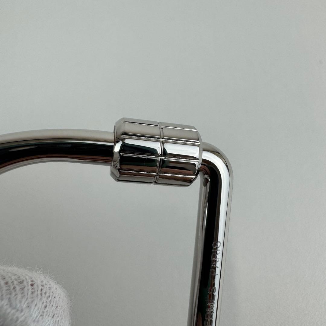 新品未使用　HERMES エルメス　キーホルダー　エトリエ　シルバー　キーリング