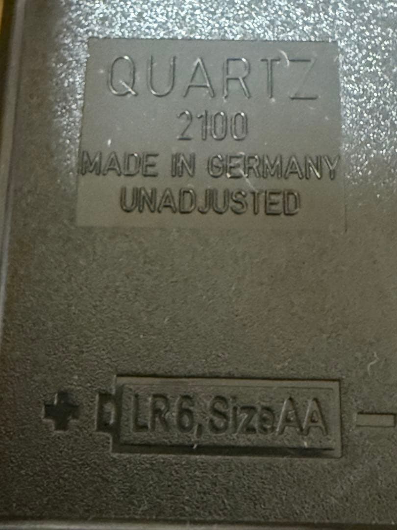 Tiffany & Co. Portfolio真鍮置き時計ドイツ製高12cm動作