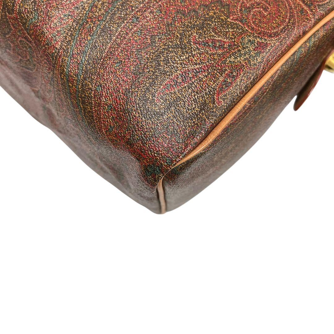 極美品　エトロ　ETRO　ミニボストンバッグ　ハンドバッグ　ペイズリー柄