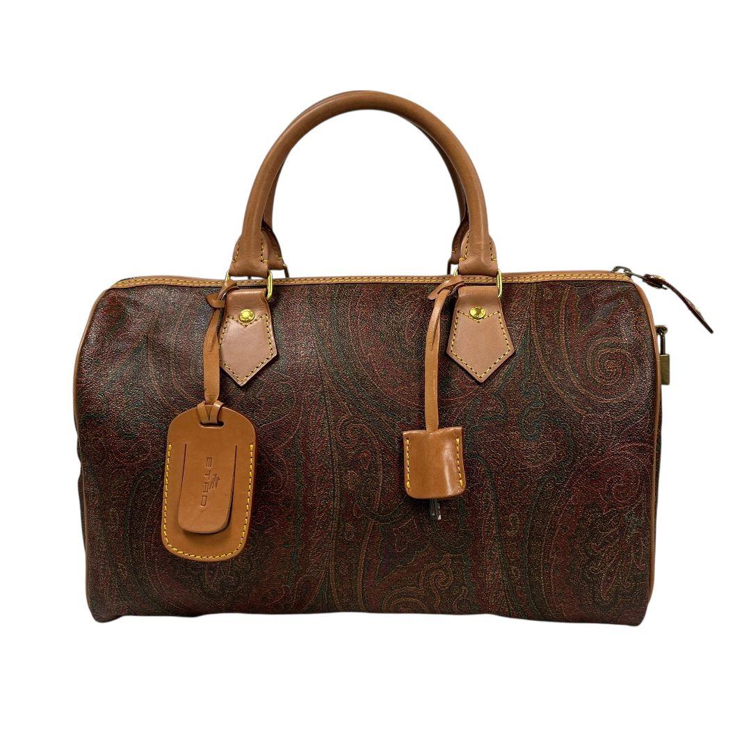 極美品　エトロ　ETRO　ミニボストンバッグ　ハンドバッグ　ペイズリー柄