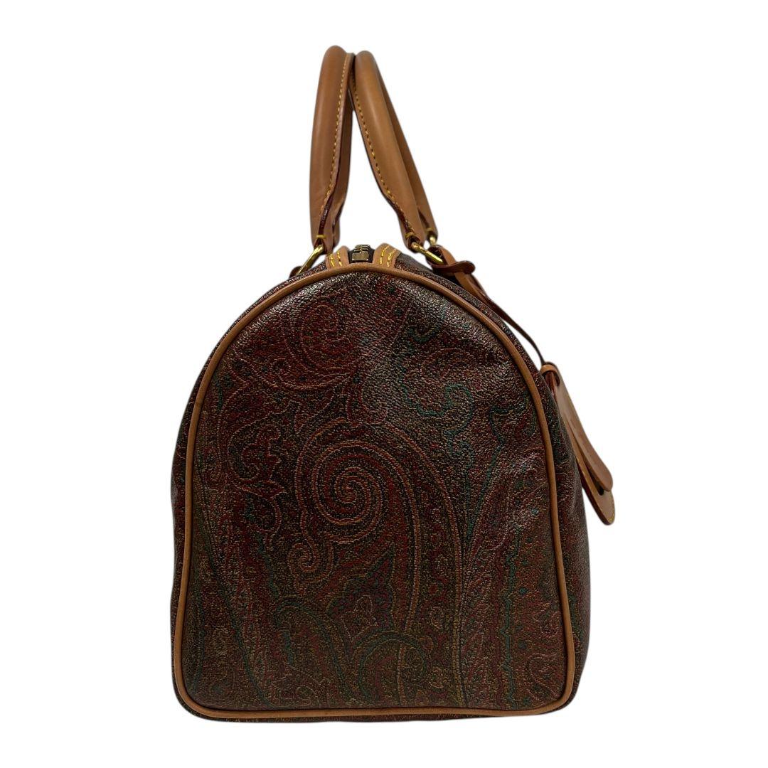 極美品　エトロ　ETRO　ミニボストンバッグ　ハンドバッグ　ペイズリー柄