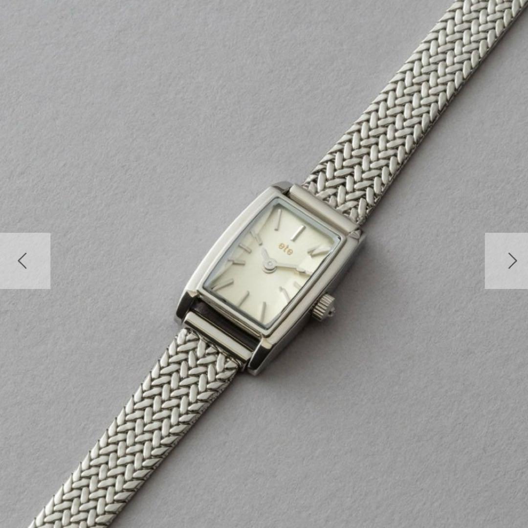 ete レクタングルフェイス メッシュベルト ウォッチ