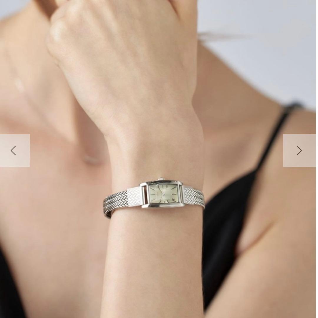 ete レクタングルフェイス メッシュベルト ウォッチ