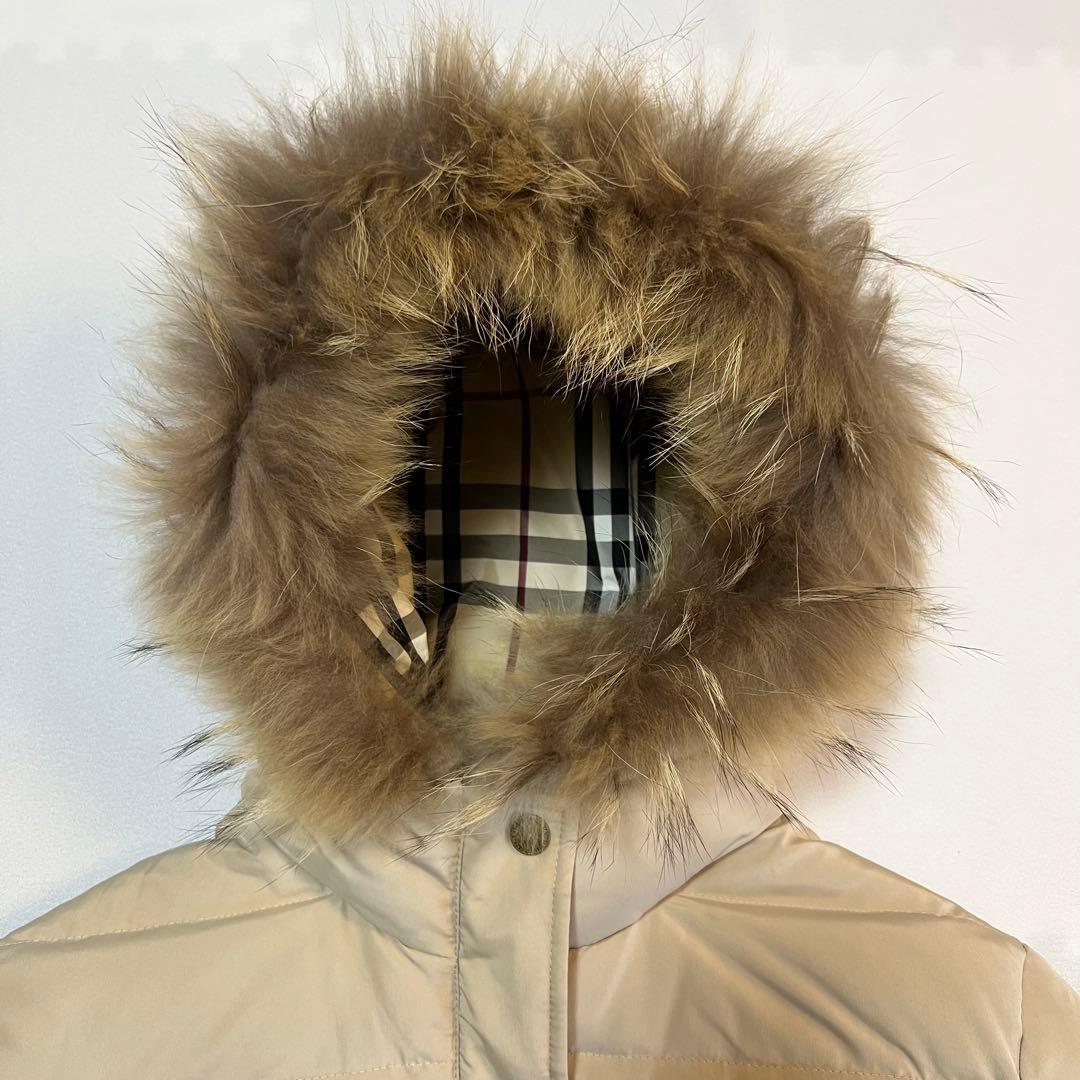 バーバリー ロンドン ダウンジャケット ベージュ 42(Lサイズ) ノバチェック