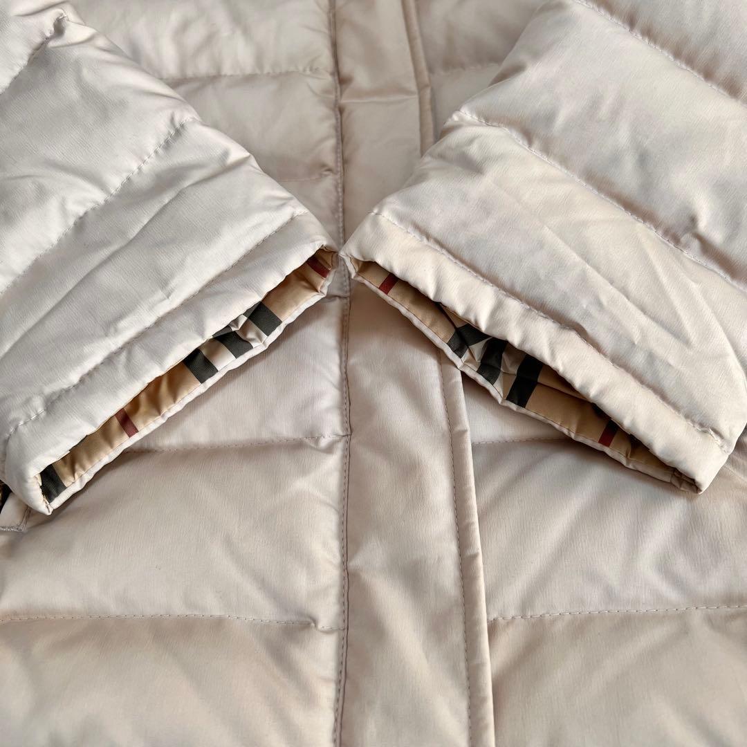 バーバリー ロンドン ダウンジャケット ベージュ 42(Lサイズ) ノバチェック