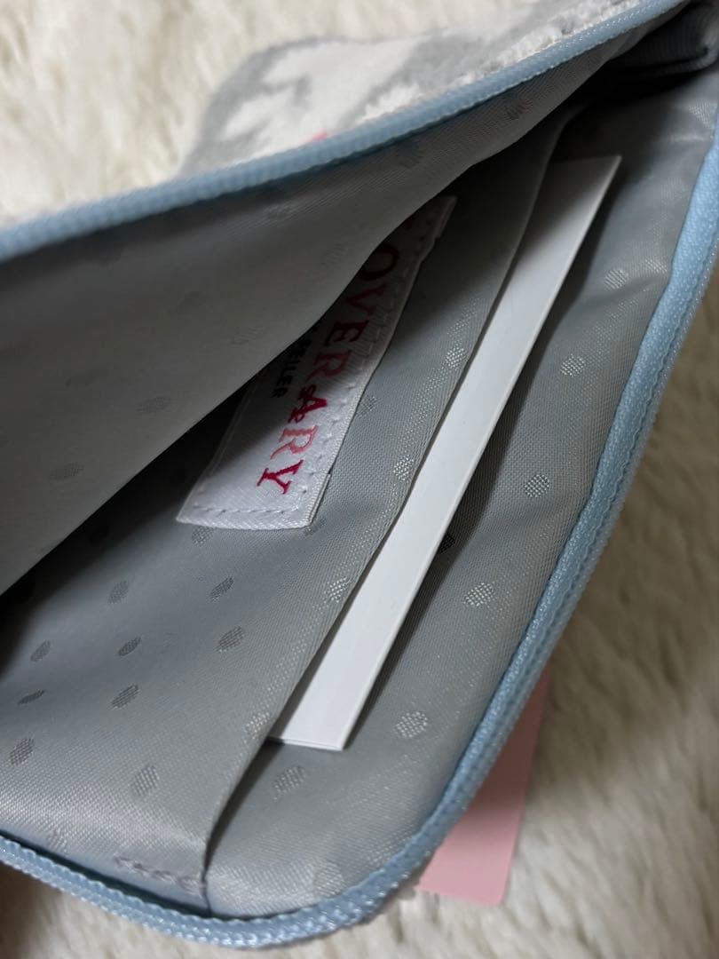 ラブラリーバイフェイラー　モフモフワンチャン　L字ポーチ　舟形ポーチS