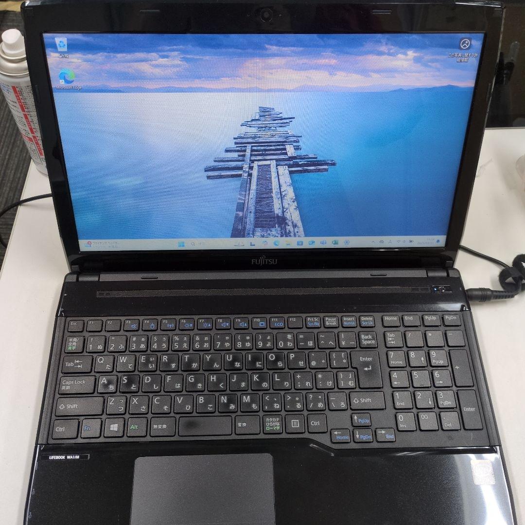 【美品】最新Win11 Lifebook 富士通 オフィス WiFi付 A90