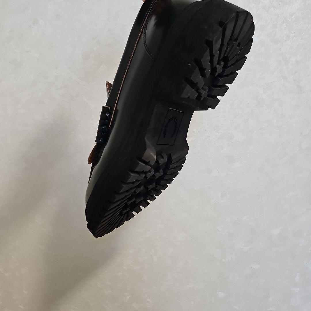 FRED PERRY ダークグリーン ローファー　24cm