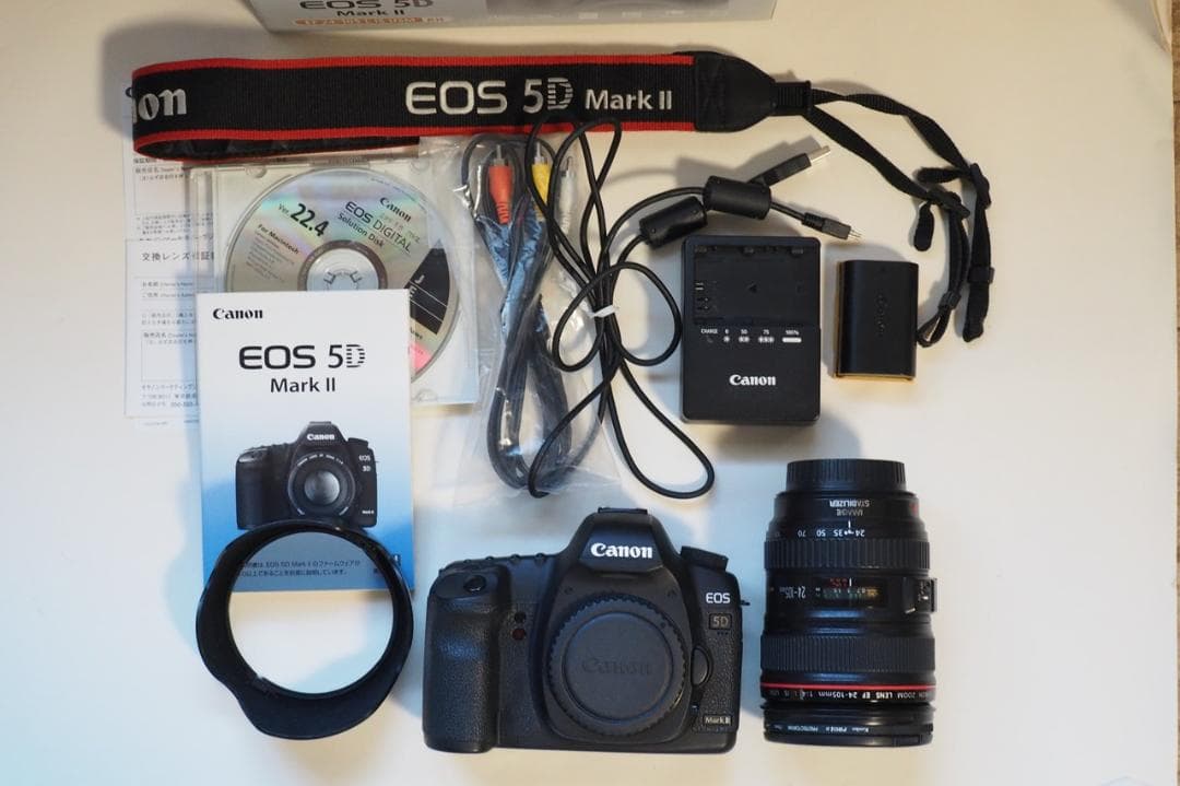 【カメラ】EOS5D Mark II &EF24-105 F4 L IS セット