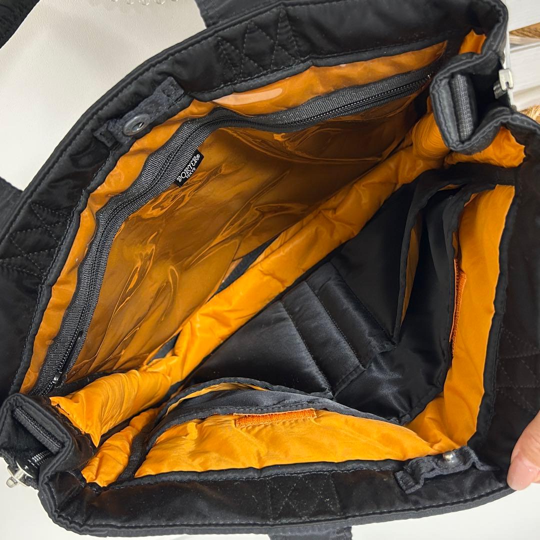 【美品】PORTER 吉田カバン ポーター タンカー トートバッグ ブラック