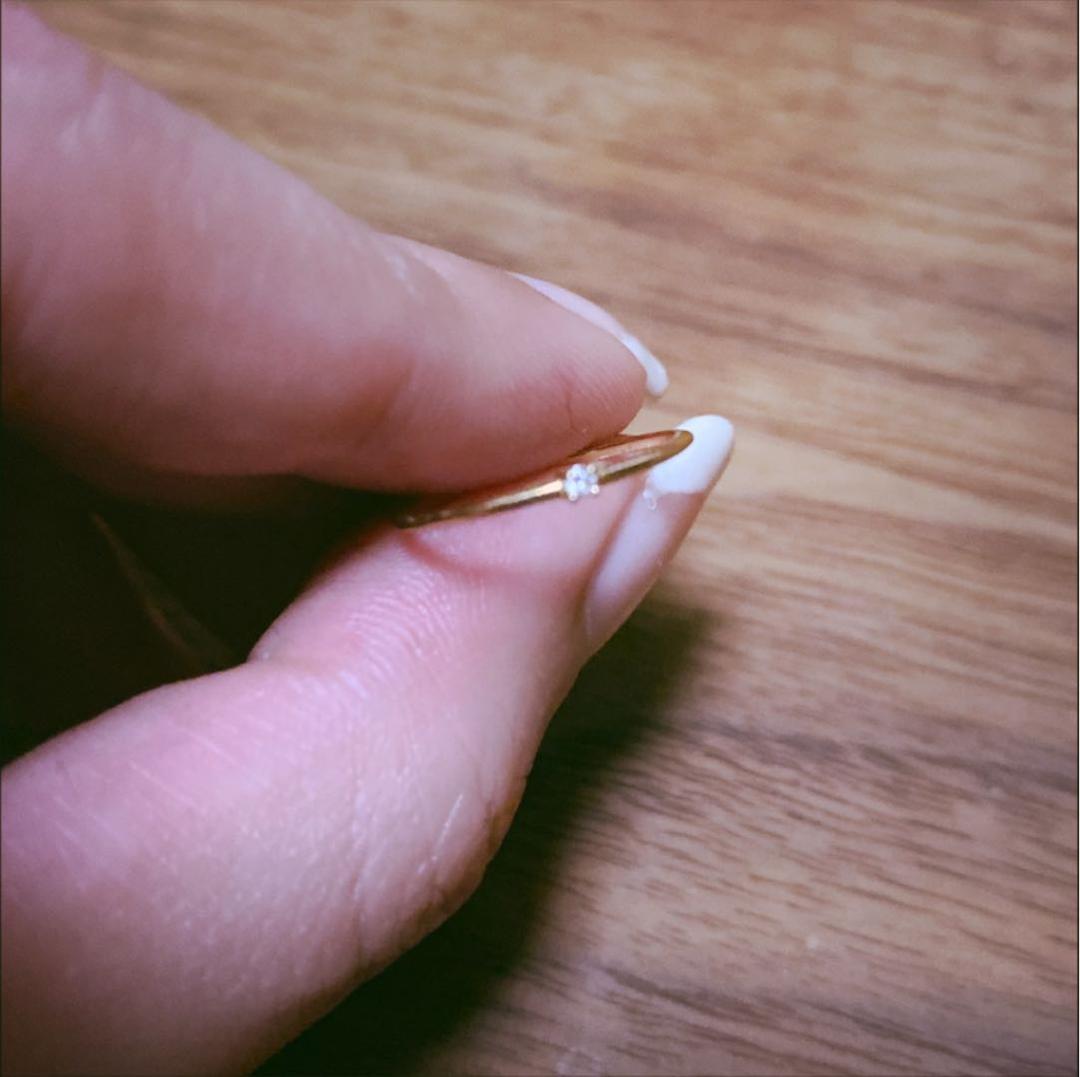 e.m ピンキーリング　ゴールド