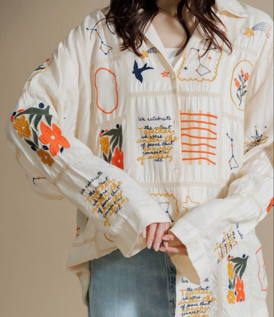 専用です★アメリカンラグシー LEIN パッチワーク 刺繍シャツ