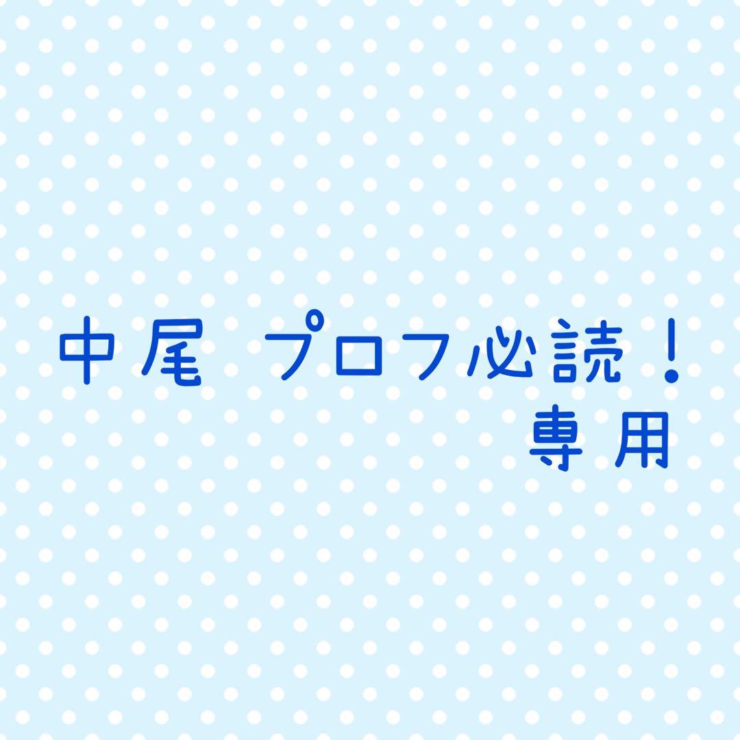 中尾プロフ必読！