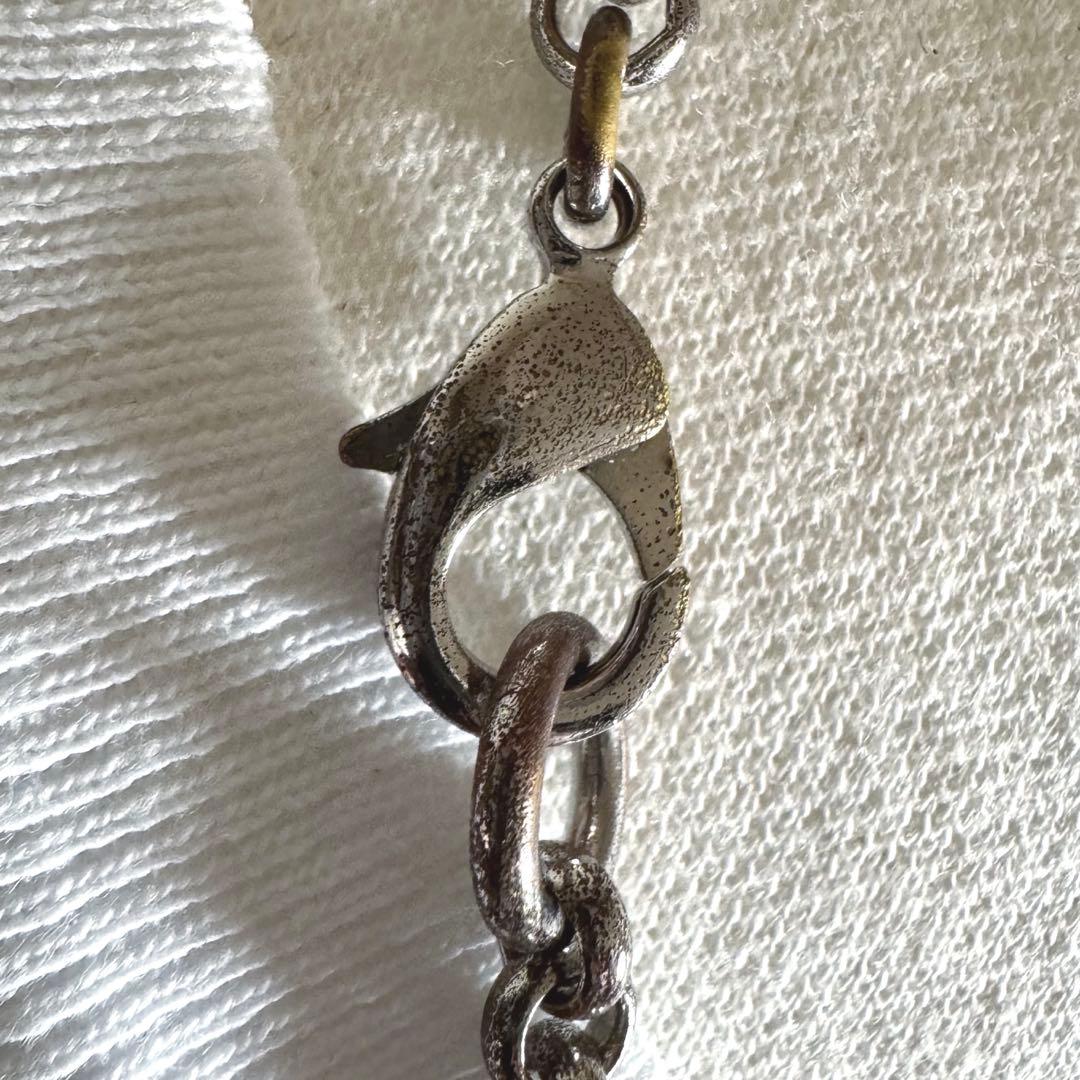 ヴィヴィアンウエストウッド　シルバーネックレス　セーフティーピンチャーム