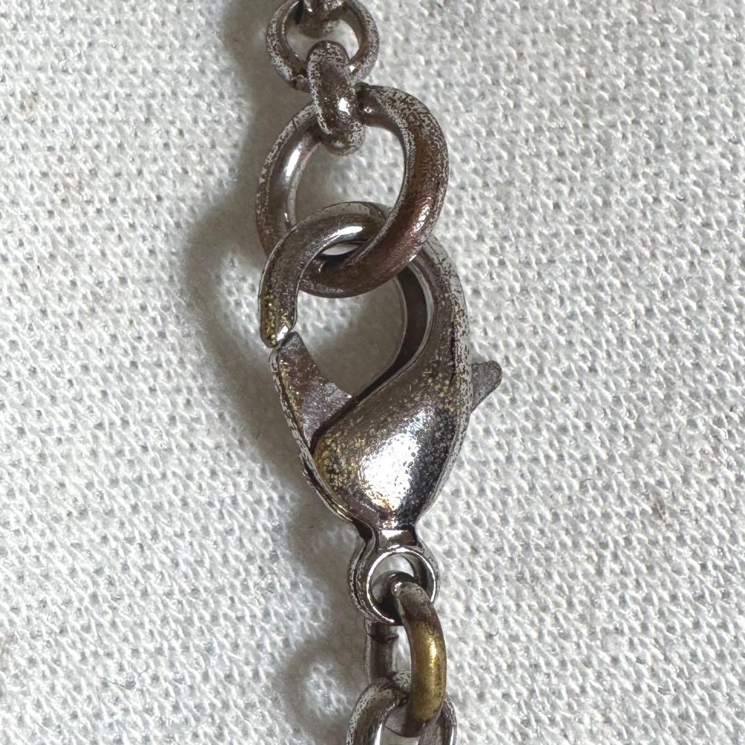 ヴィヴィアンウエストウッド　シルバーネックレス　セーフティーピンチャーム