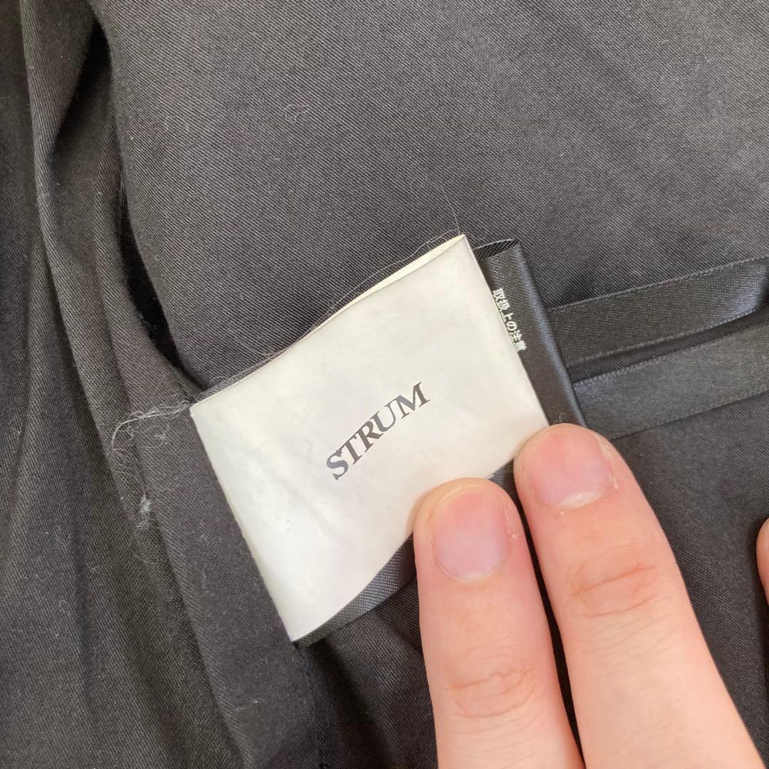 STRUM ストラム　馬革　レザーライダース　ホース　元バックラッシュ　黒