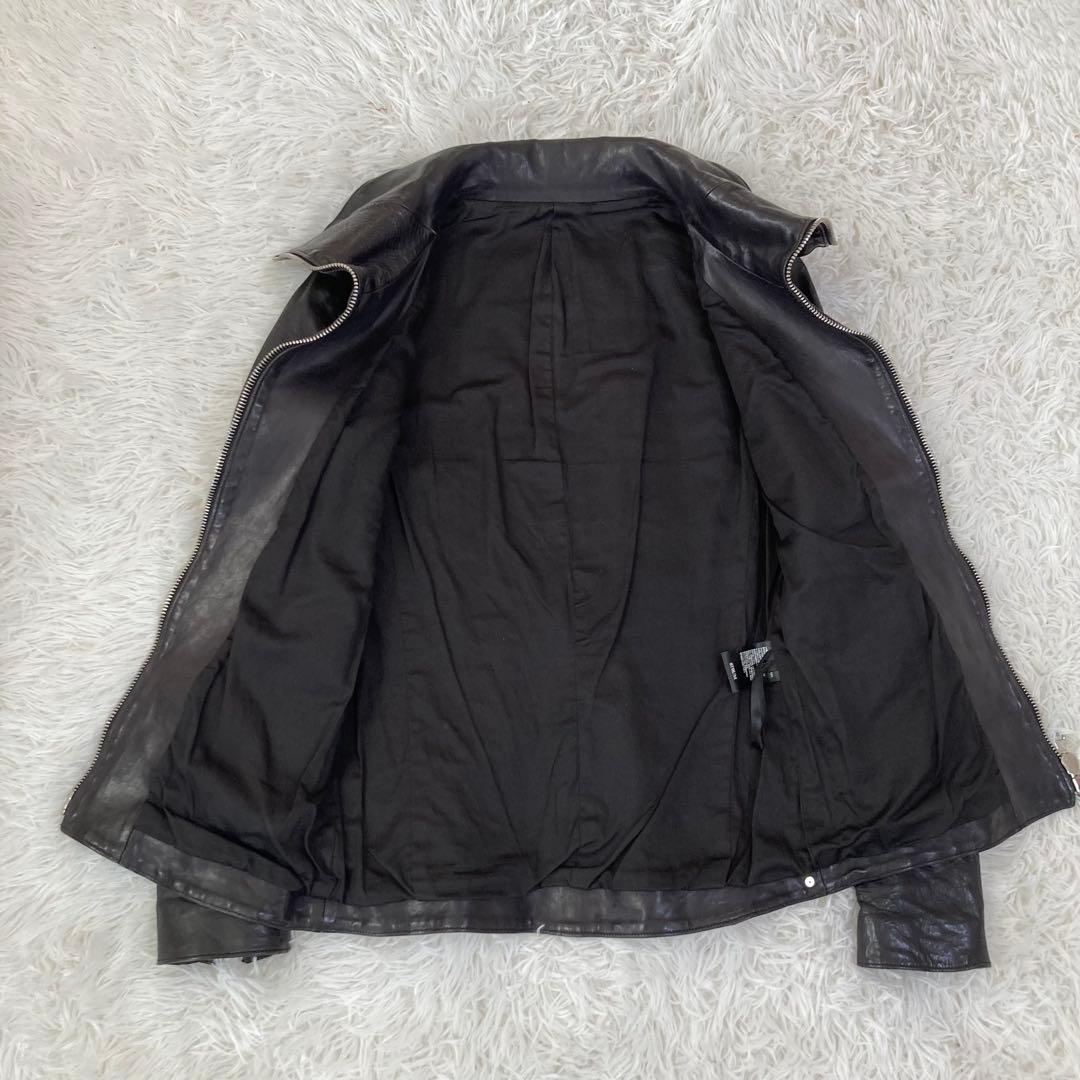 STRUM ストラム　馬革　レザーライダース　ホース　元バックラッシュ　黒