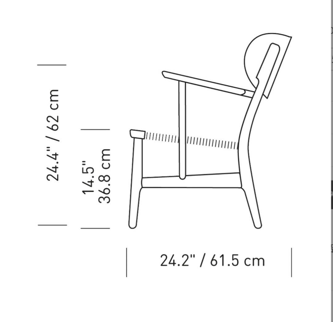 ウェグナー　CH22 限定品　slate色　レザークッション付き