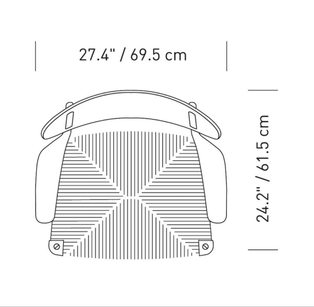 ウェグナー　CH22 限定品　slate色　レザークッション付き
