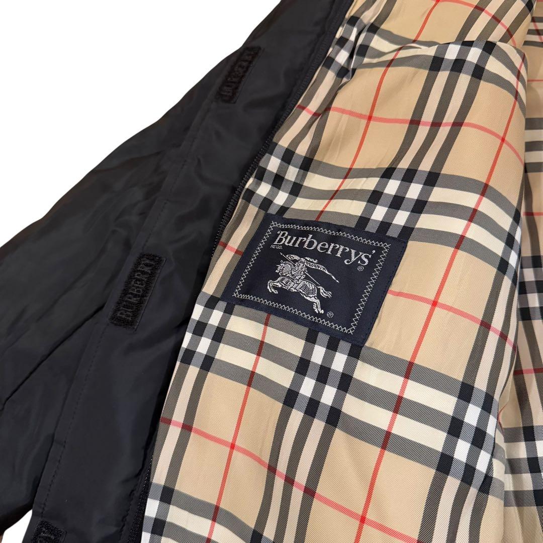 BURBERRY レディース フード付きロングダウンコート（ブラック） 美品