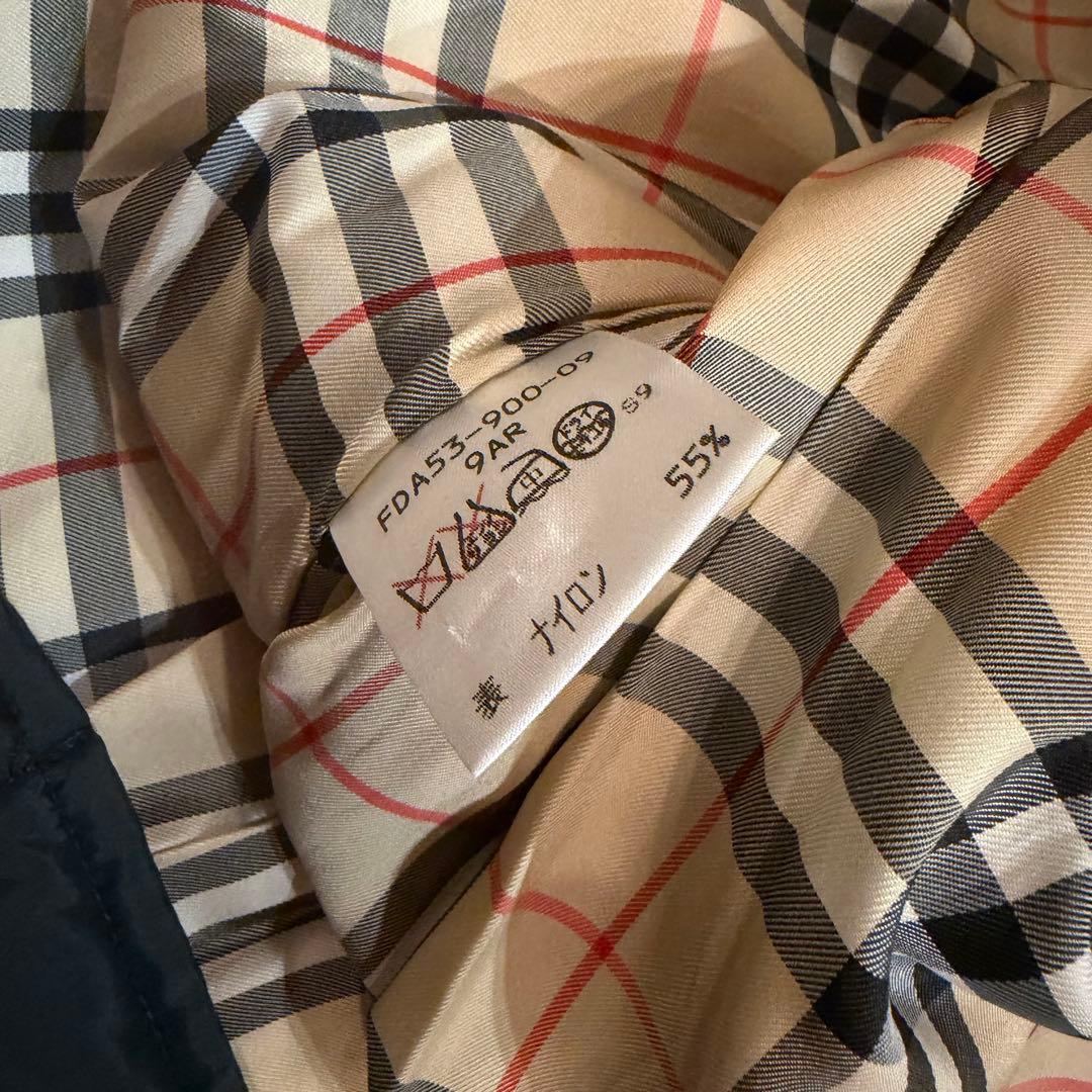 BURBERRY レディース フード付きロングダウンコート（ブラック） 美品