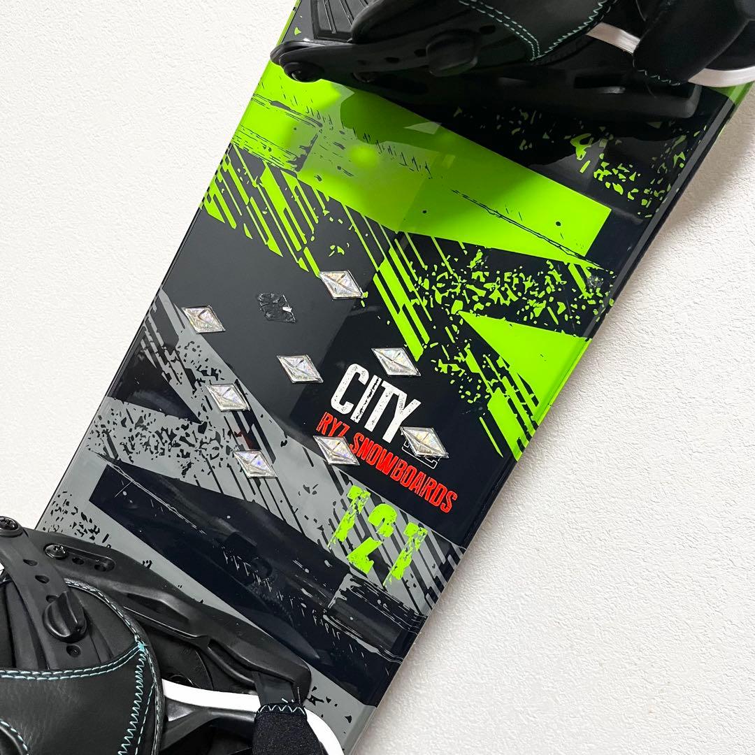 RYZ CITY スノーボード 121cm ビンディング付き ジュニア用 初心者