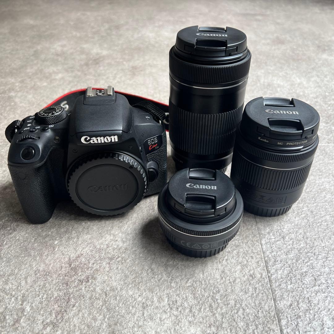 Canon EOS kiss X9i ダブルレンズ 単焦点レンズ
