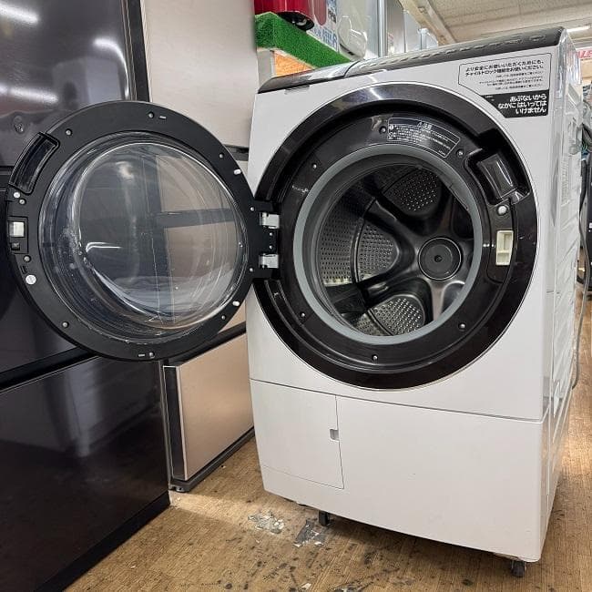 地域限定送料無料　美品 日立 ドラム式洗濯乾燥機 BD-SX110FL
