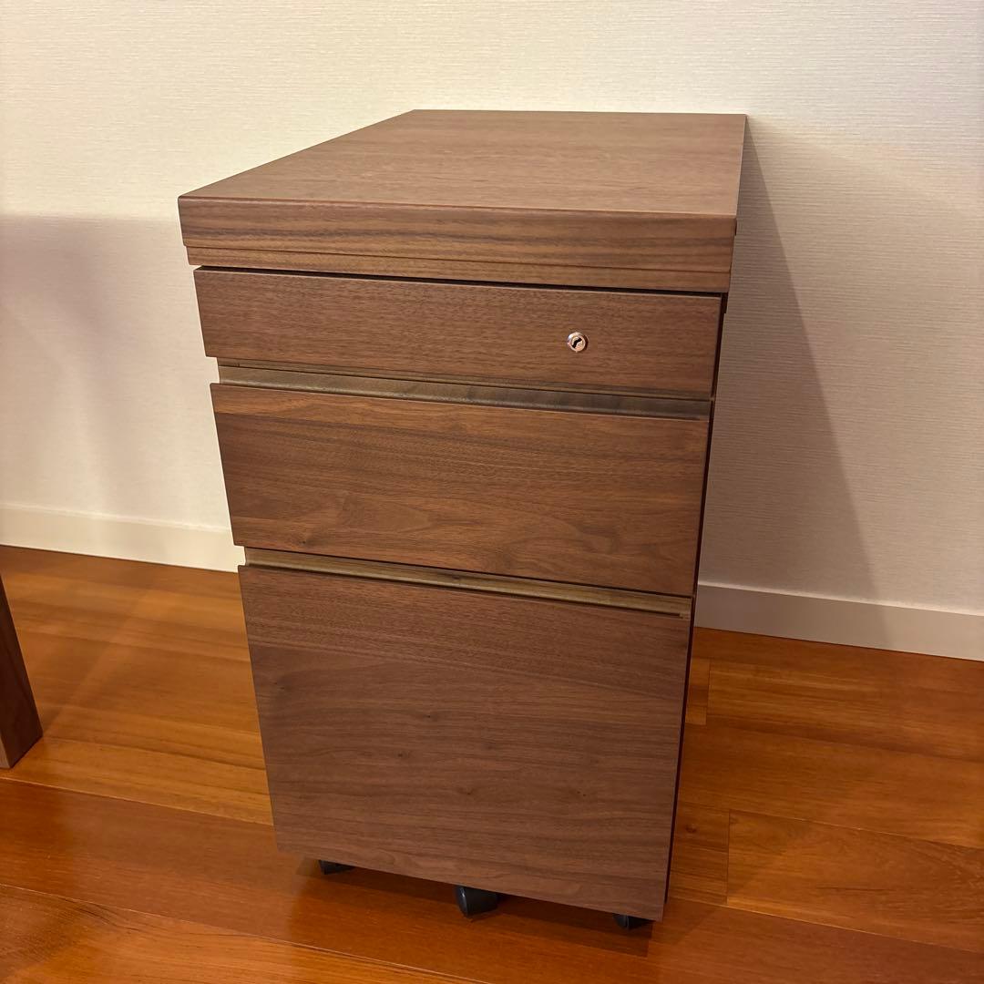 カリモク　ボナシェルタ デスクワゴン 奥行60cm用ST0057 ウォールナット