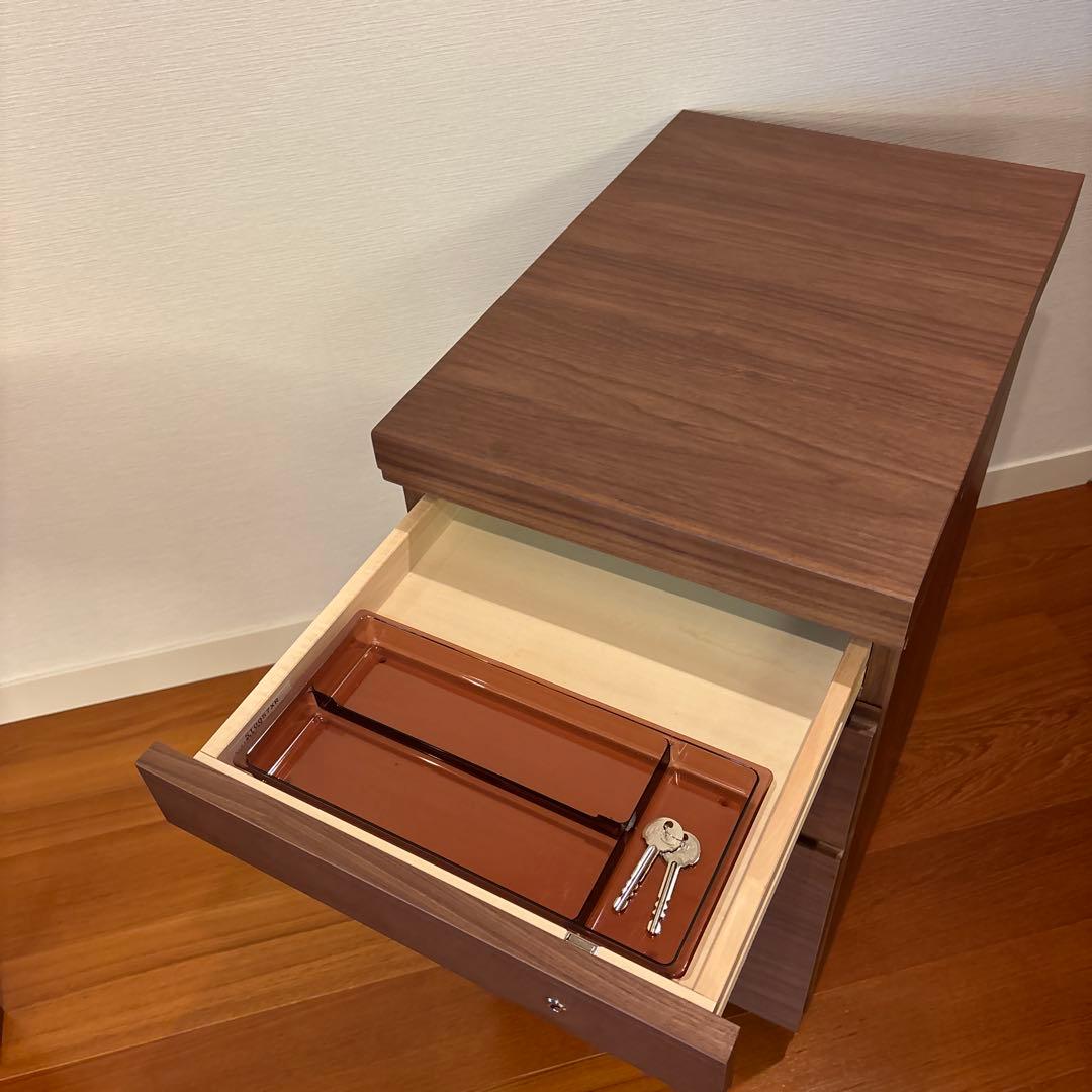 カリモク　ボナシェルタ デスクワゴン 奥行60cm用ST0057 ウォールナット