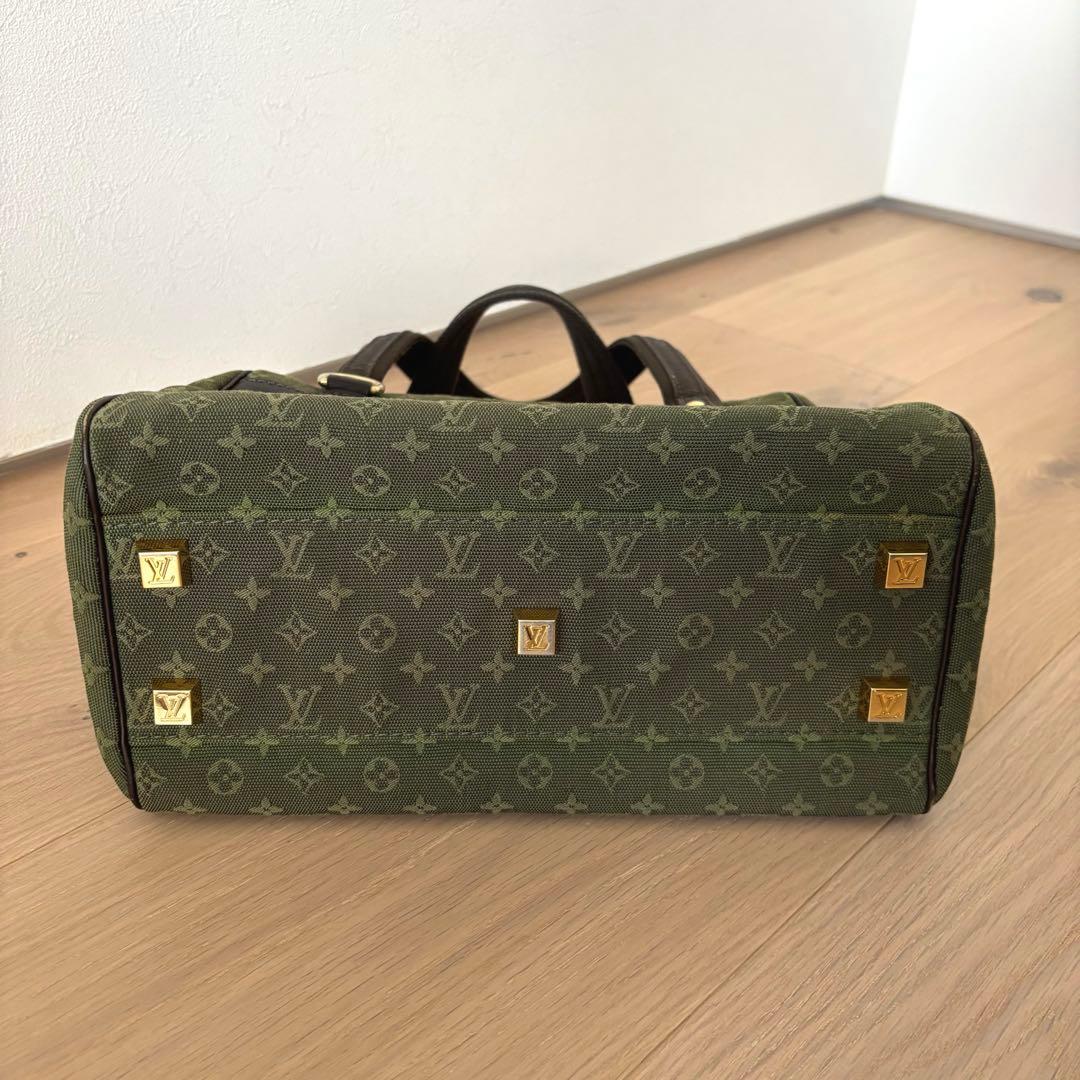 最終価格　ルイヴィトン ジョセフィーヌ　モノグラム　ボストンバッグ　グリーン