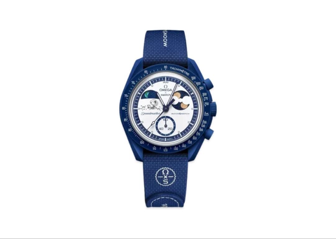 時計 Swatch x OMEGA x Snoopy BIOCERAMIC XL