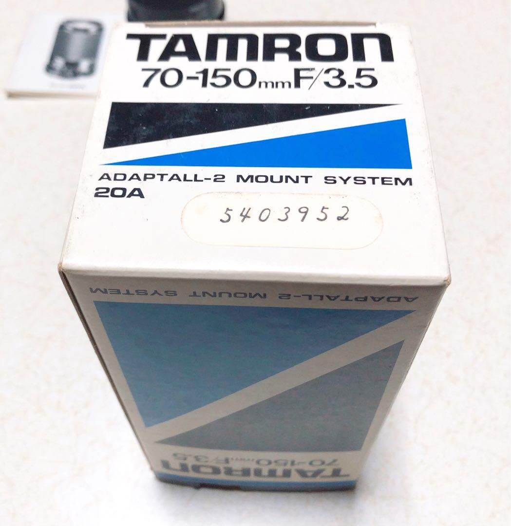 その他 TAMRON 70-150mm F/3.5 CF TELE-MACRO ZOOM